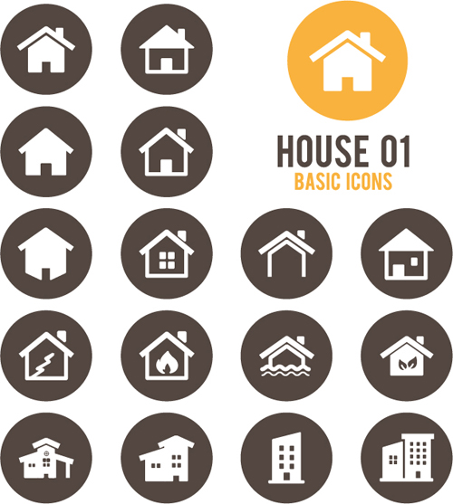 500x557 House Design Icons