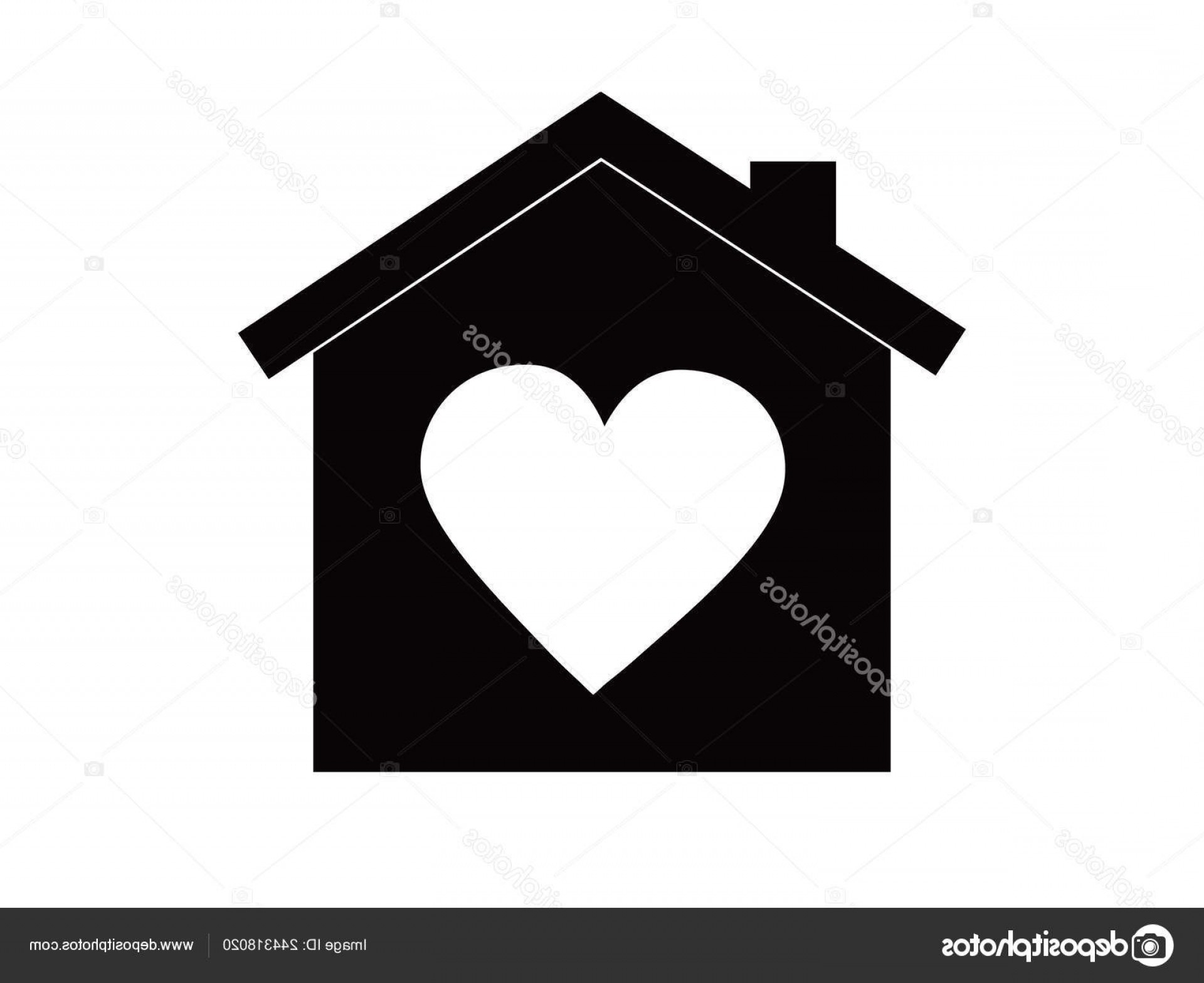 1920x1568 Stock Illustration House Icon Heart Icon Vector Newwaysys