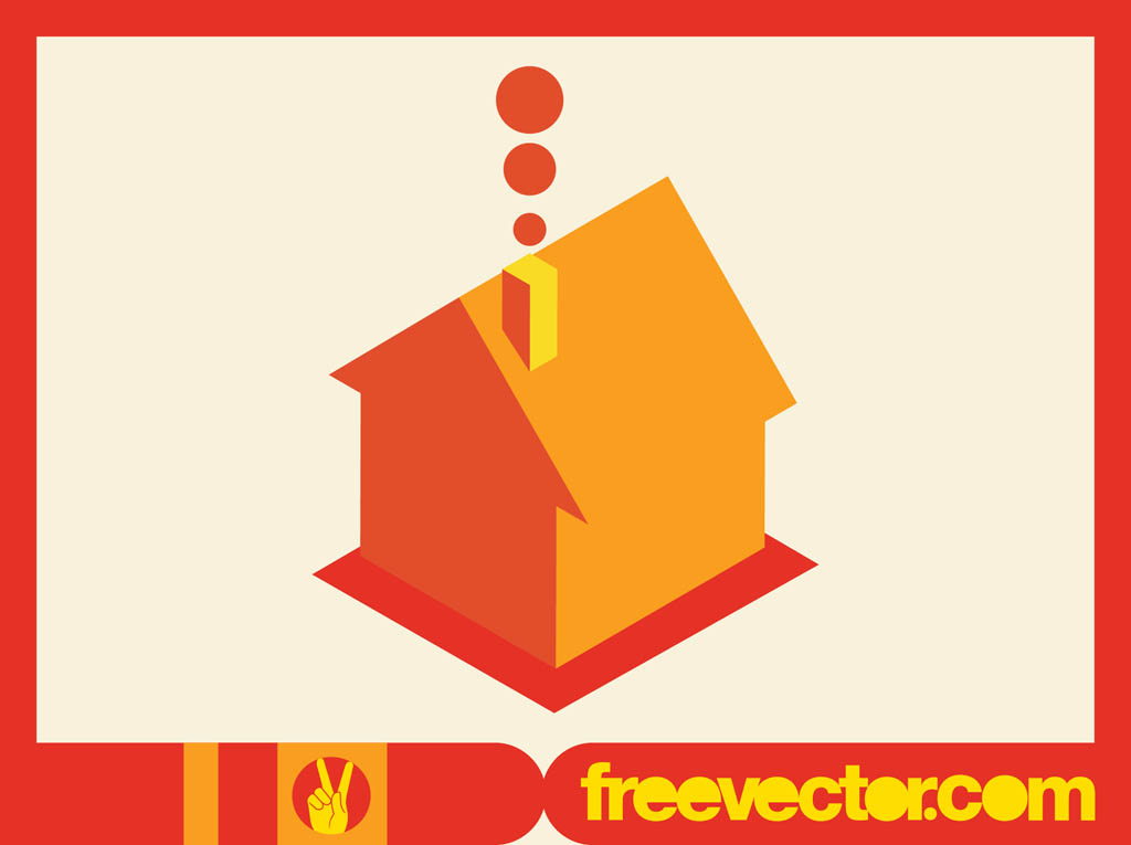 1024x765 Vector House Icon In D Vector Art Graphics