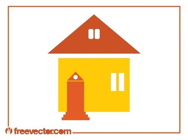 600x448 House Icon Free Vector