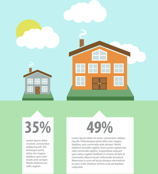 House Home Infographic Free Vector In Adobe Illustrator 543x600 House Home Infographic Free Vector In Adobe Illustrator