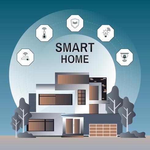 Smart Home Technology Infographic Vector 490x490 Smart Home Technology Infographic Vector