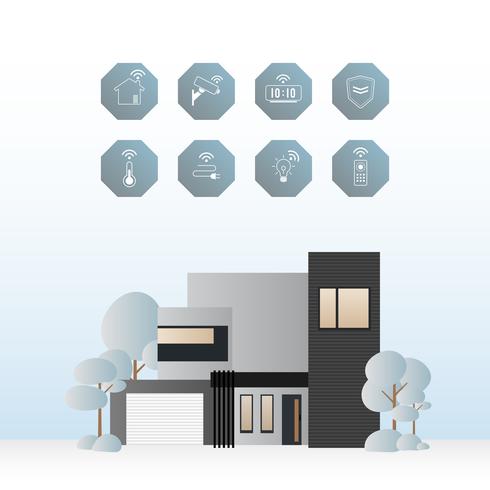 Smart Home Technology Infographic Vector 490x490 Smart Home Technology Infographic Vector