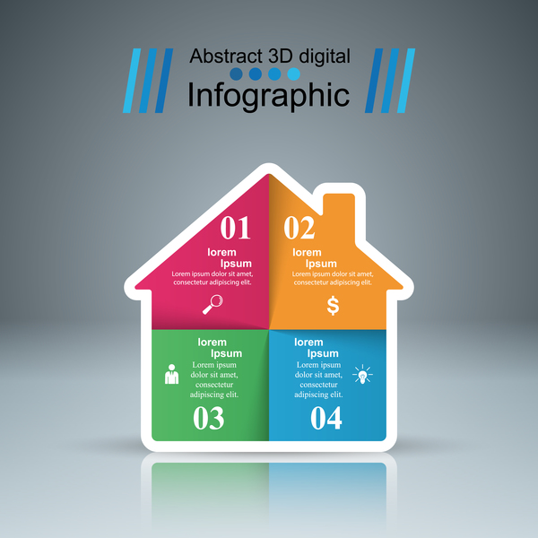 House Infographic Vector Free Download 600x600 House Infographic Vector Free Download