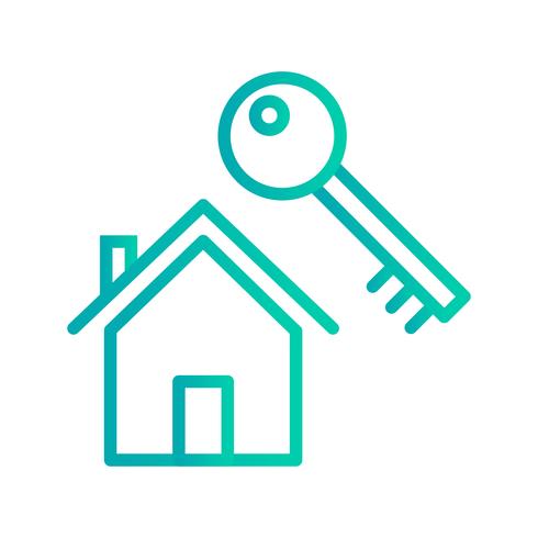 House Key Vector Icon 490x490 House Key Vector Icon
