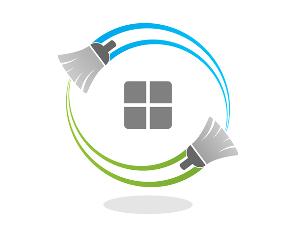 600x480 Home Cleaning Logo Design Vector Free Download