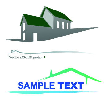 340x358 House Creative Logos Vector Illustration Free Download