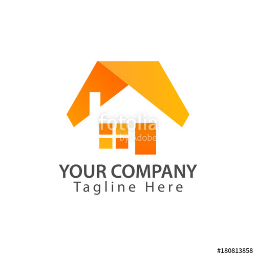 500x500 House Icon Inside The Hexagon Abstract House Logo