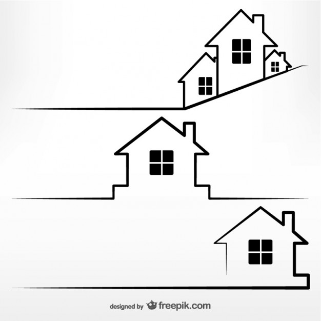 626x626 House Silhouette Vectors, Photos And Free Download