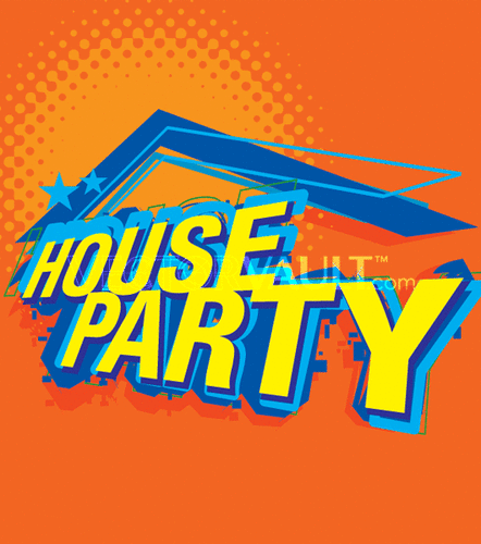 442x500 Royalty Free Vector Logo For A House Party