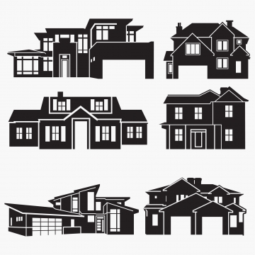 House Silhouette Vector at Vectorified.com | Collection of House ...