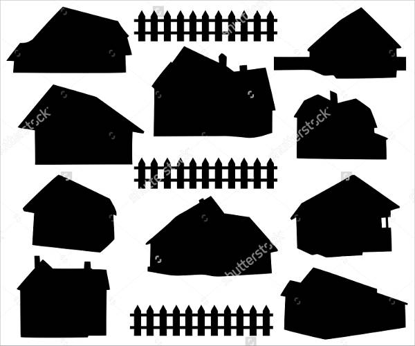 600x500 House Vectors