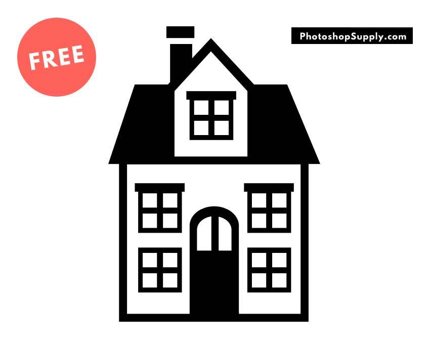 850x684 Free House Silhouette Vector Shapes Png