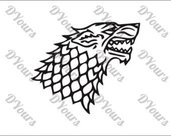 340x270 Stark Wolf Clipart Etsy