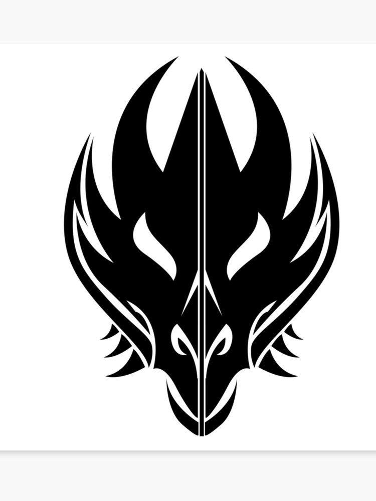 750x1000 House Targaryen Sigil Canvas Print