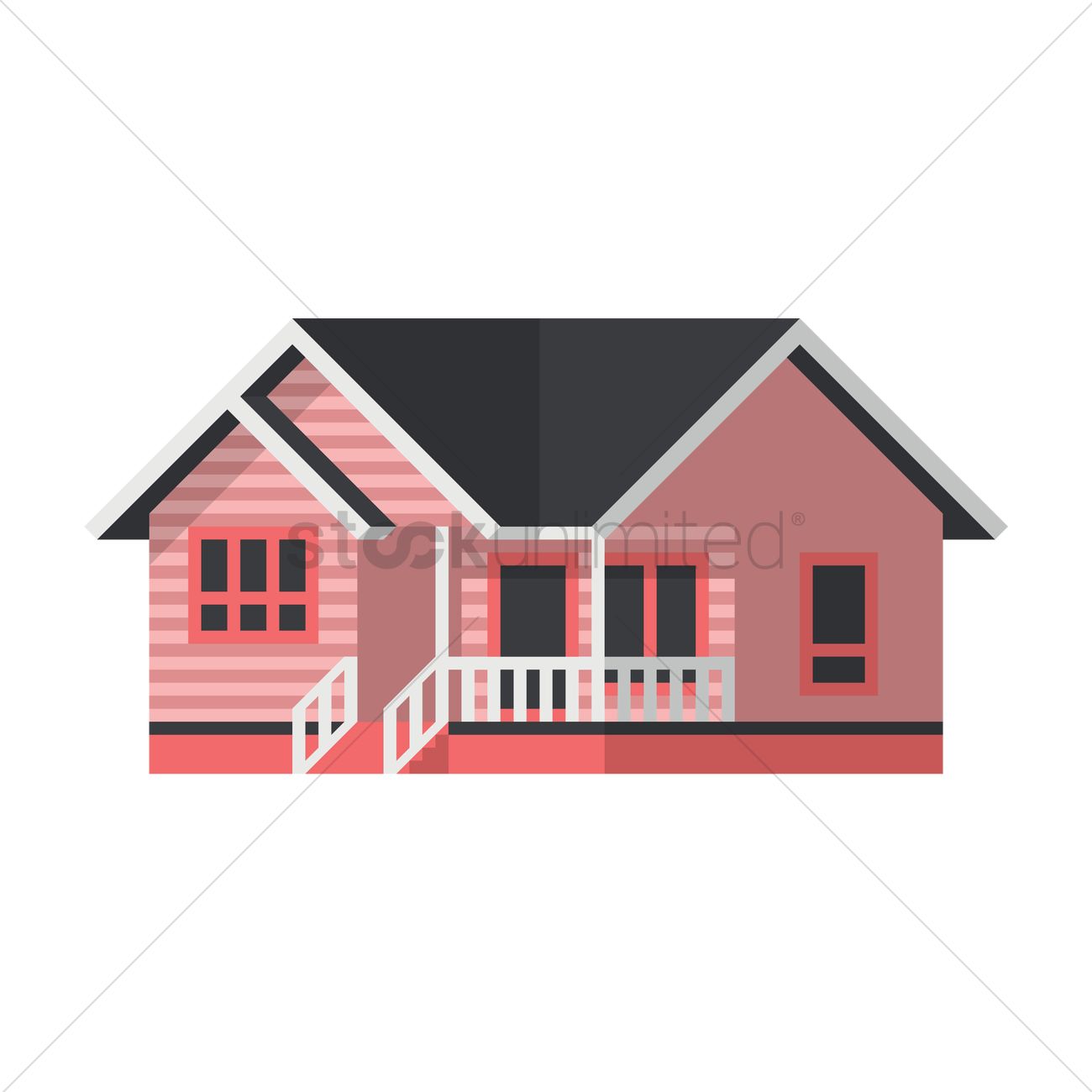 1300x1300 House Vector Image