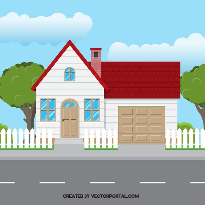 660x660 House Vector Clip Art