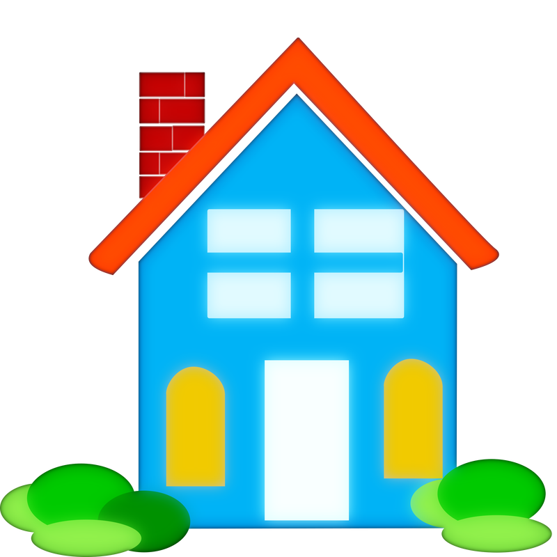 800x800 House Vector Art Image