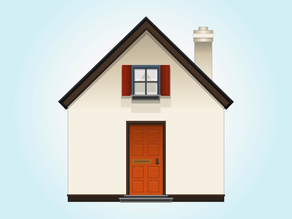 1024x769 House Vector Vector Art Graphics