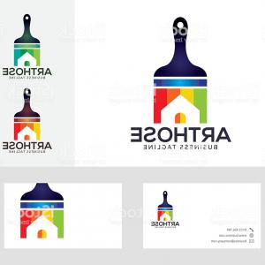 300x300 Row Of Houses Under Snowfall Winter Village Vector Clipart