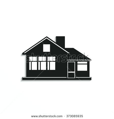 450x470 House Vector