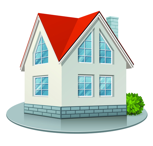 500x477 Different Houses Design Elements Vector Free Download