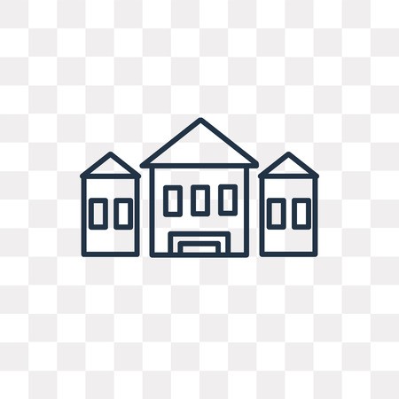 House Vector Outline Icon Isolated On Transparent Background, High 450x450 House Vector Outline Icon Isolated On Transparent Background, High