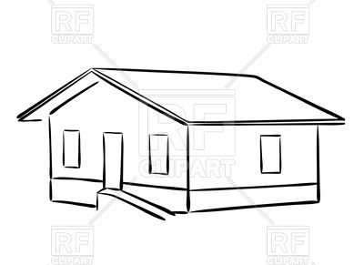 House Vector Outline at Vectorified.com | Collection of House Vector ...