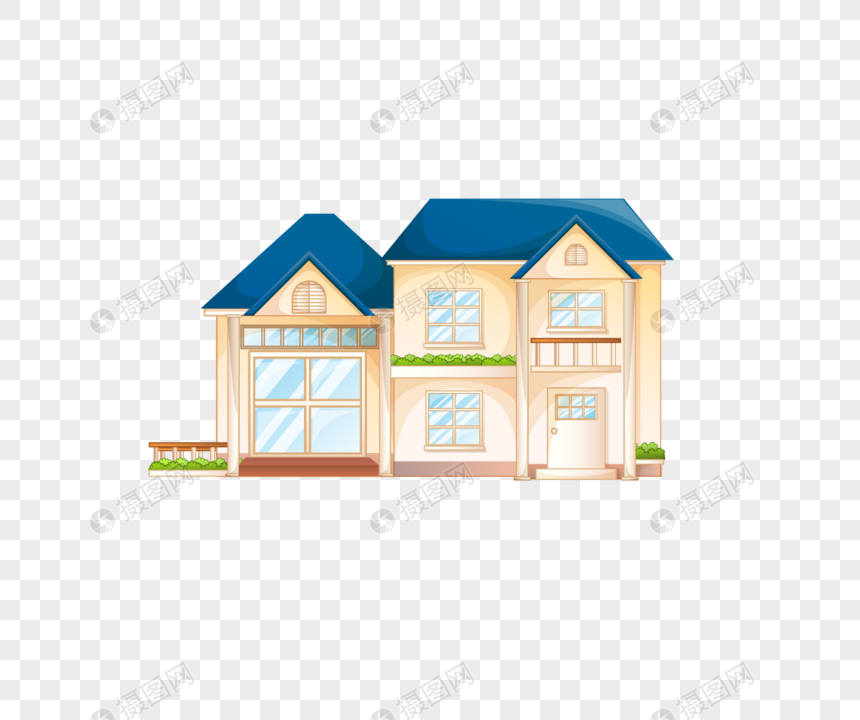 860x720 All Kinds Of Cartoon House Vector Material Png Image Picture Free