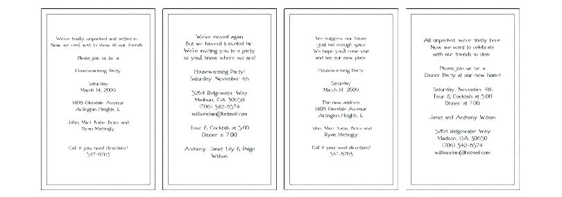 810x284 Luxury Housewarming Party Invites Free Template Definition