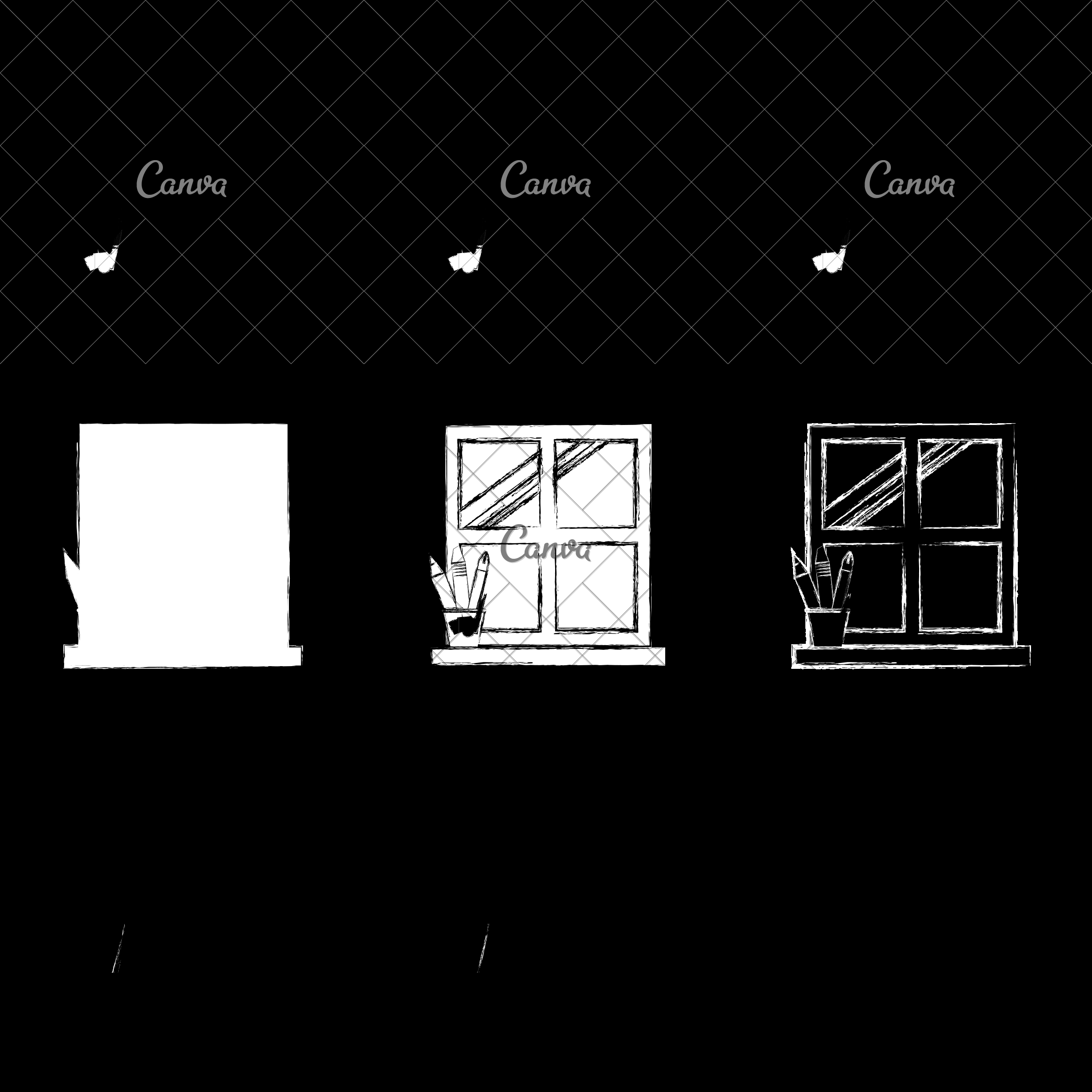 House Window Vector Icon Illustration 2400x2400 House Window Vector Icon Illustration