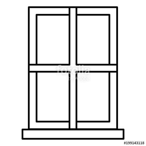 House Window Isolated Icon Vector Illustration Design Stock Image 500x500 House Window Isolated Icon Vector Illustration Design Stock Image