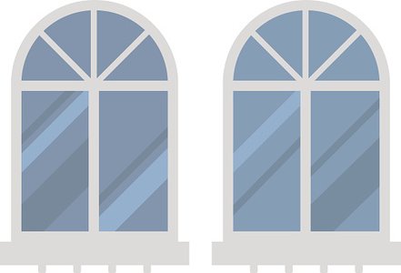 Different Types House Windows Vector Elements Isolated On White 441x300 Different Types House Windows Vector Elements Isolated On White