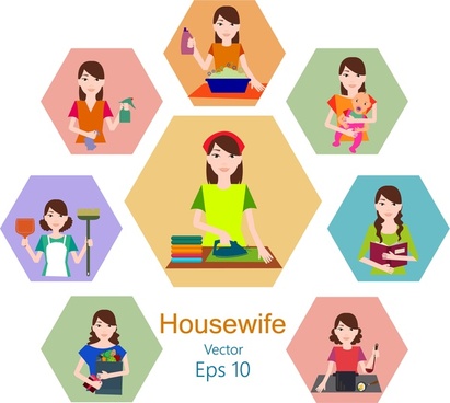 Housekeeper Free Vector Download 411x368 Housekeeper Free Vector Download