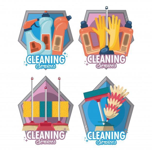 626x626 Set Of Cleaning Service And Housekeeping Vector Free Download