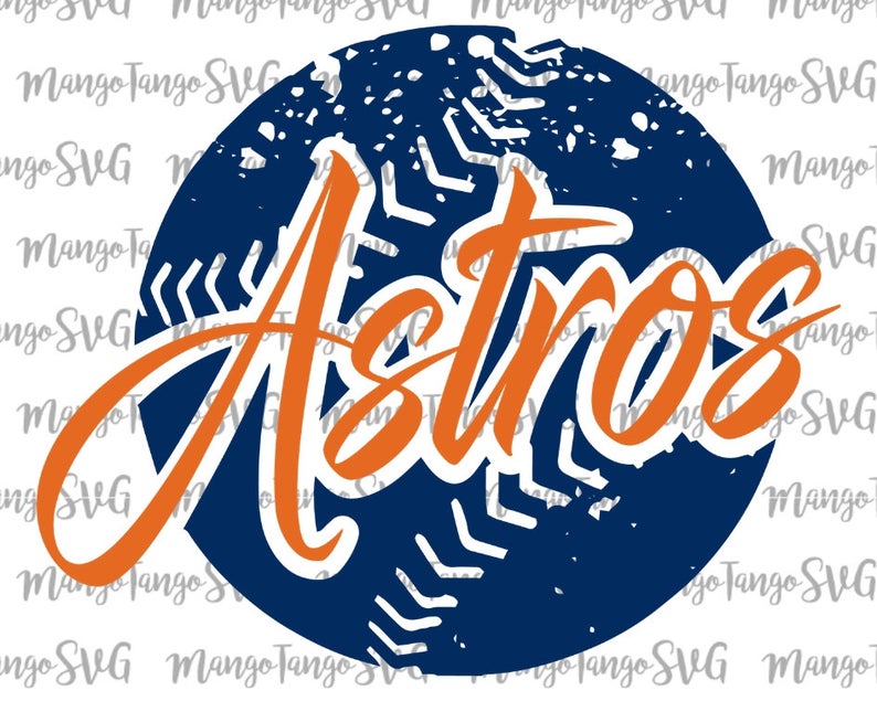 794x635 Houston Astros Baseball Logo For Silhouette Etsy