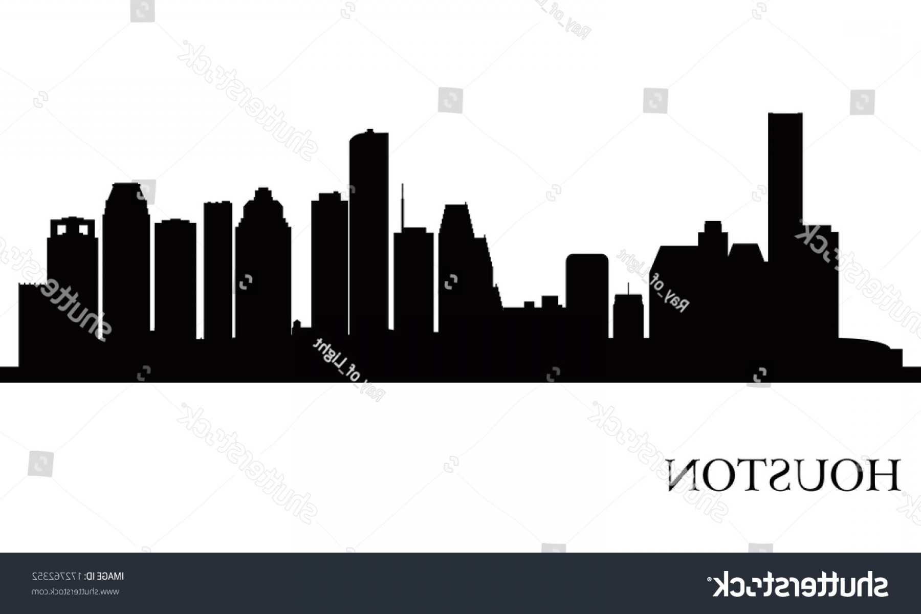 1800x1200 Houston City Skyline Silhouette Background Vector Geekchicpro