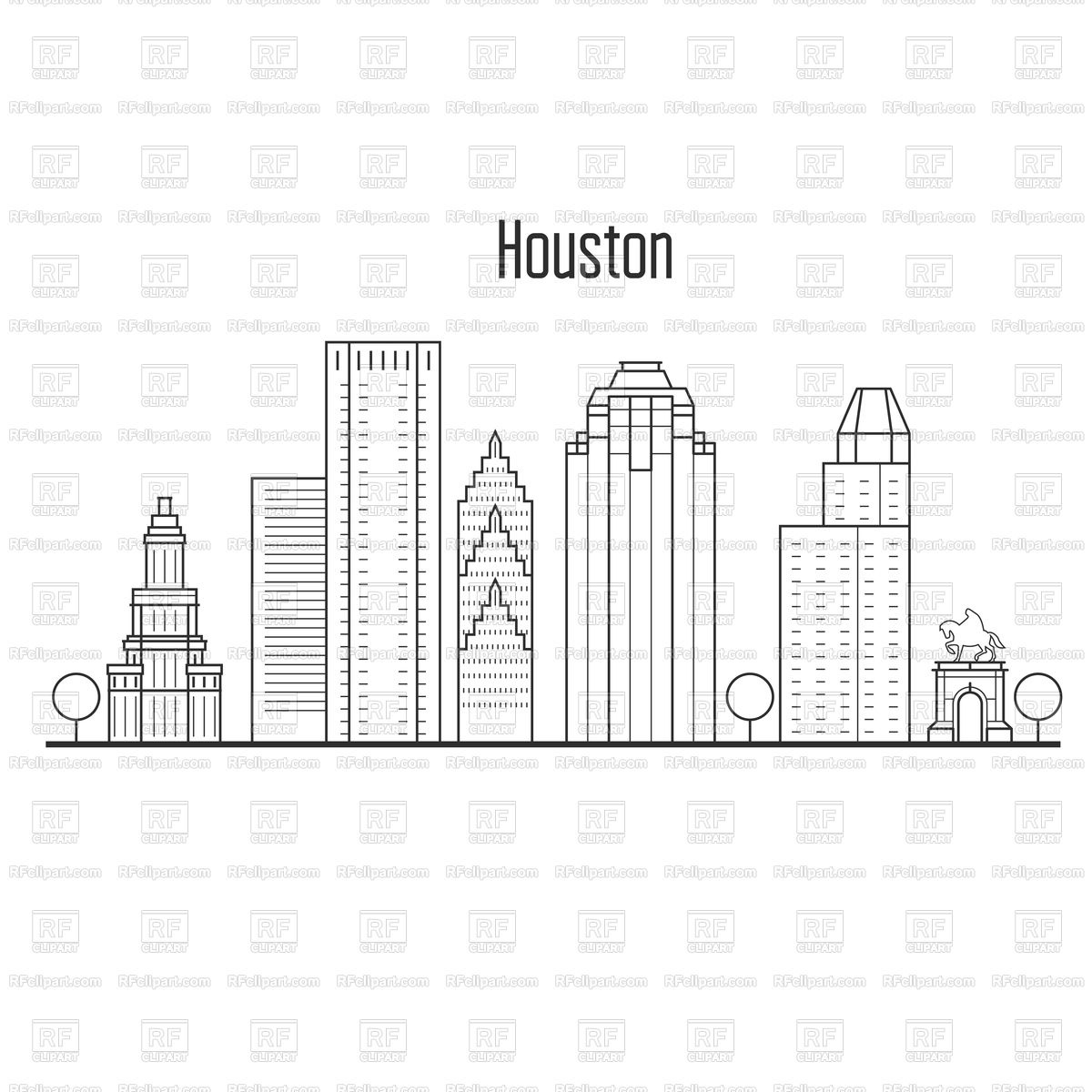 1200x1200 Houston Skyline