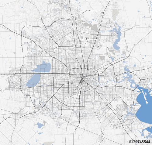 500x475 Map Houston City Texas Roads Stock Image And Royalty Free Vector