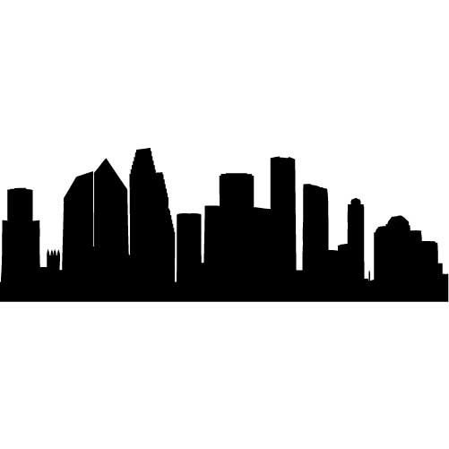 Houston Skyline Silhouette For Tattoo Idea Vinyl Wall Decal 501x501 Houston Skyline Silhouette For Tattoo Idea Vinyl Wall Decal