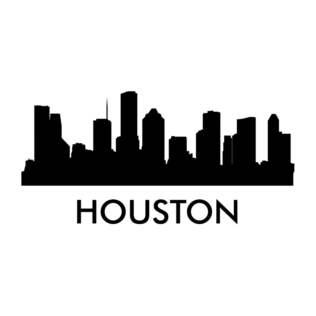 Houston Skyline Decal 1024x1024 Houston Skyline Decal