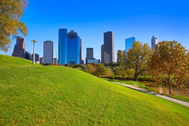626x417 Houston Skyline Vectors, Photos And Free Download