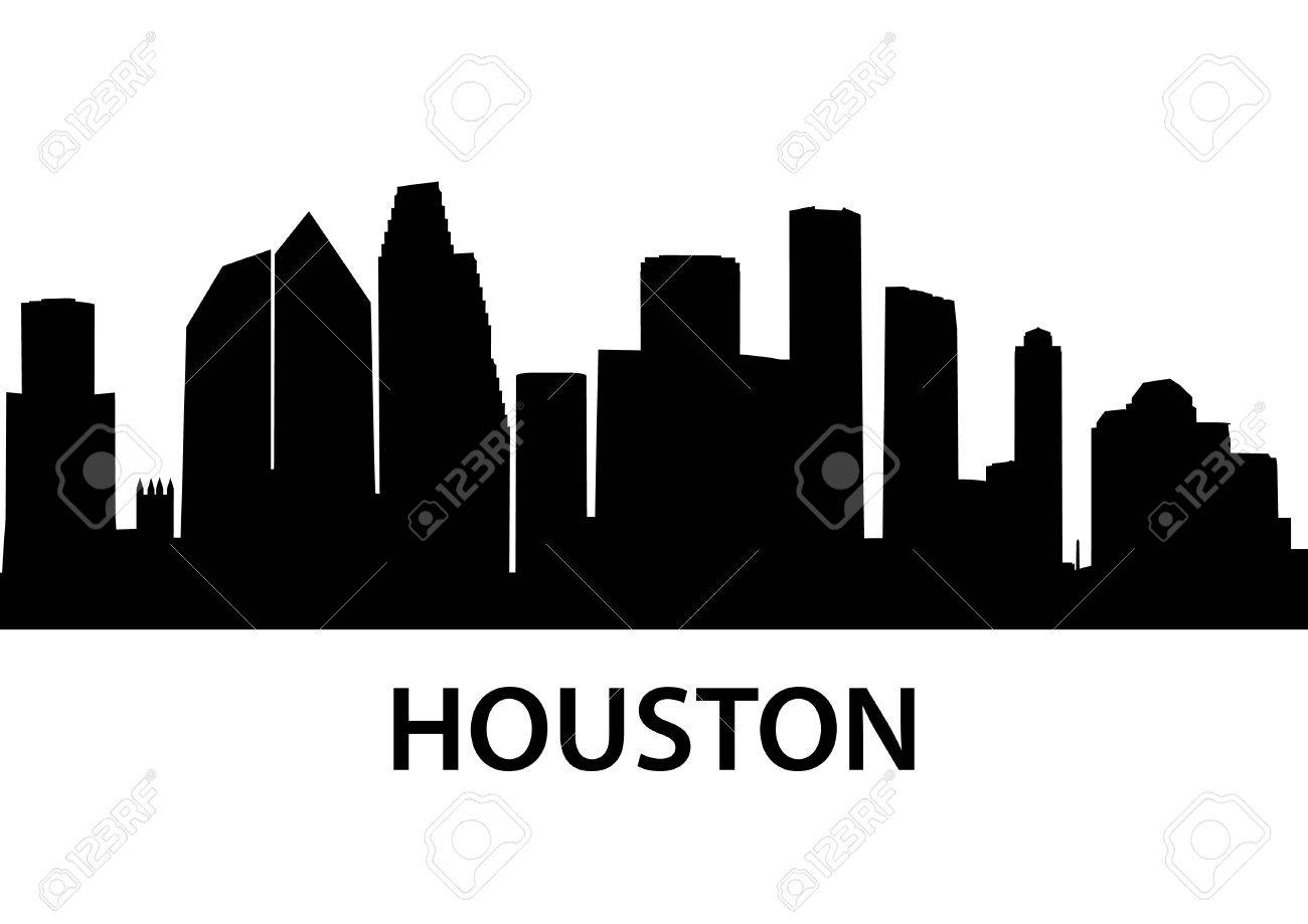 1300x919 Houston Texas Silhouette