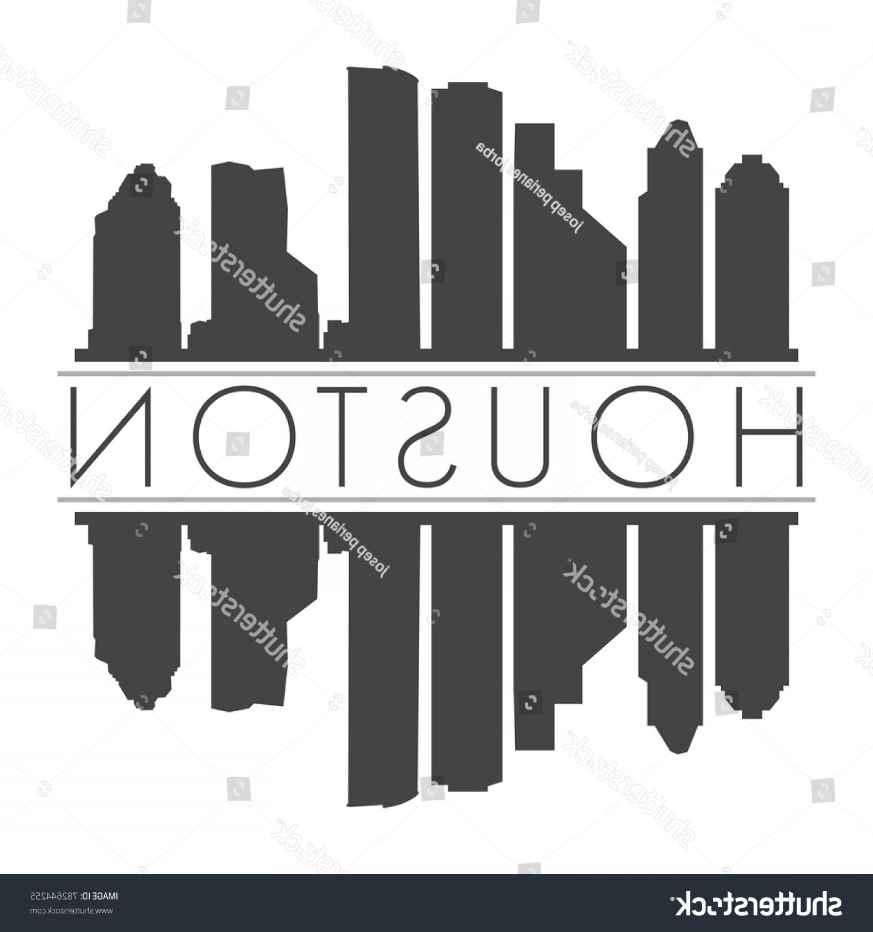 1800x1920 Houston Texas Usa Skyline Vector Art Wallkeeper