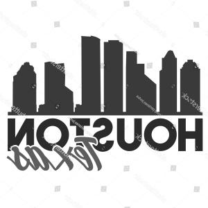 300x300 Houston Texas Skyline Souvenir Travel Vector Wallkeeper