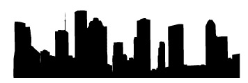 356x119 Vector Houston Skyline