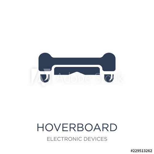500x500 Hoverboard Icon Trendy Flat Vector Hoverboard Icon On White Bac