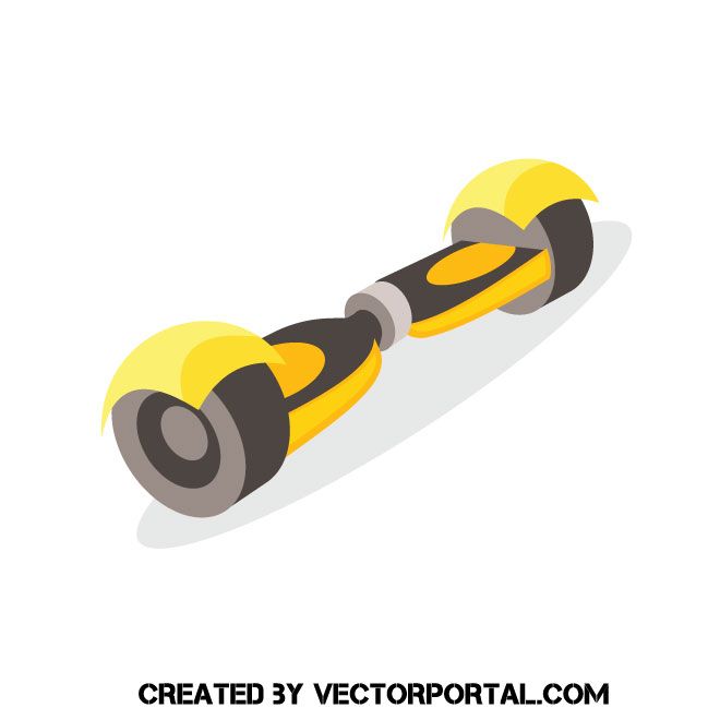 660x660 Hoverboard Vector Clip Art Vehicles Free Vectors Free Vector