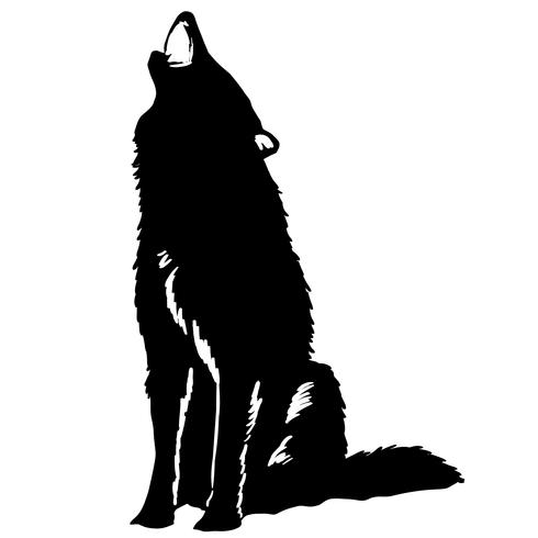 Howling Wolf Vector 490x490 Howling Wolf Vector