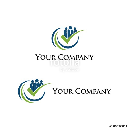 500x500 Human Resources Vector, People Search, Hr Logo, Icon Stock Image